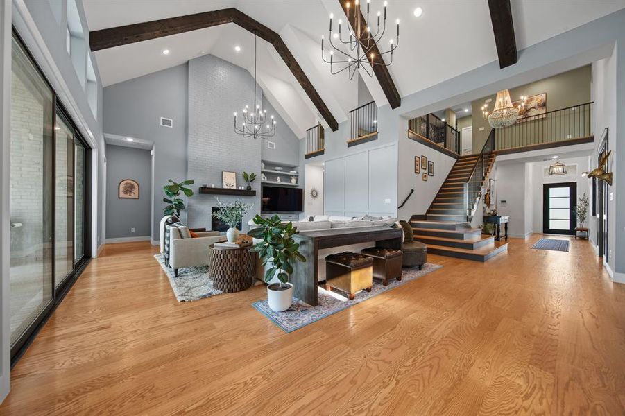 Furnished interior view inside a new home in , Prosper (Image 28).