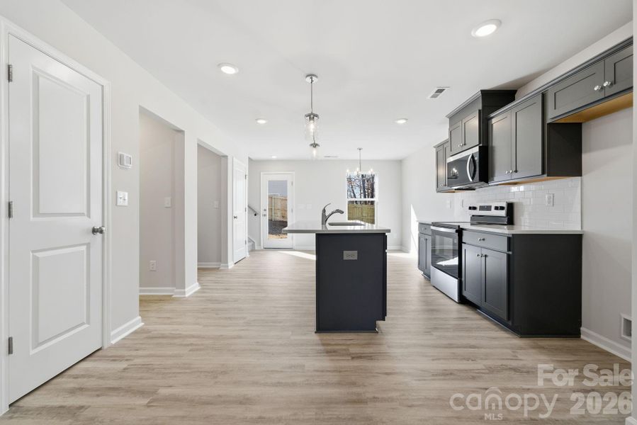 Furnished interior view inside a new home in , Statesville (Image 10). Furnished interior view inside a new home in , Statesville (Image 10).