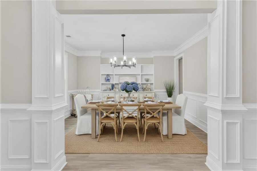 Furnished interior view inside a new home in , Jonesboro (Image 14).