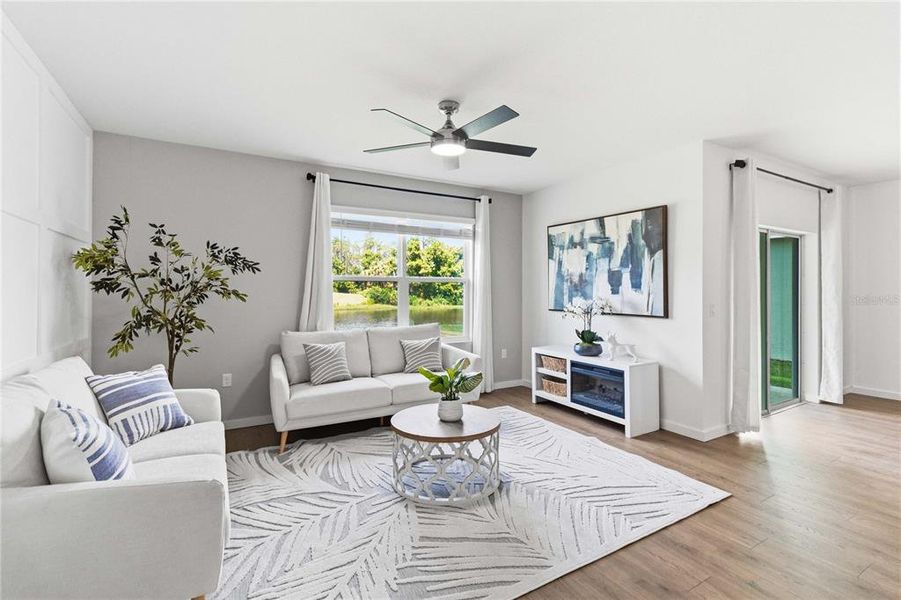 Furnished interior view inside a new home in Ironwood, Daytona Beach (Image 7).
