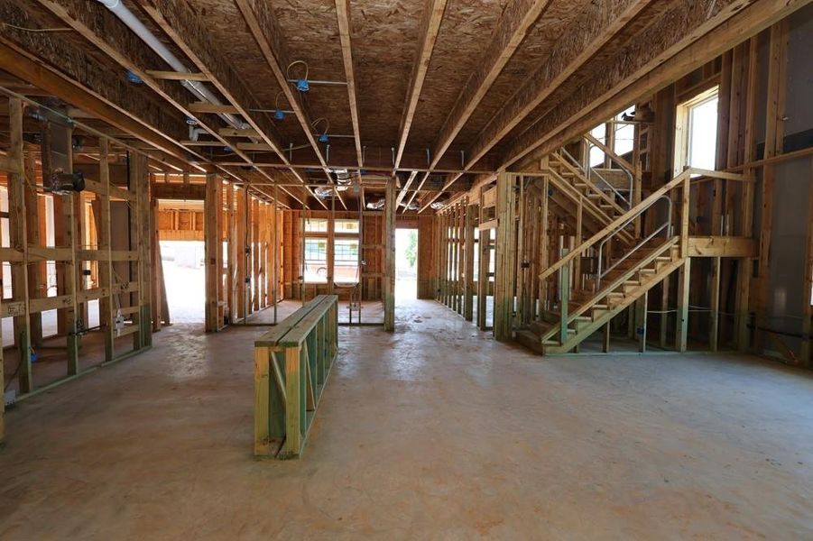 In-progress construction of a new home in The Woodlands Hills - Summit Collection, Willis, TX (Image 11). In-progress construction of a new home in The Woodlands Hills - Summit Collection, Willis, TX (Image 11).