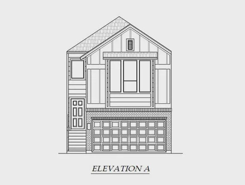 Representative rendering of the exterior for the Apollo by Chesmar Homes (Image 4).
