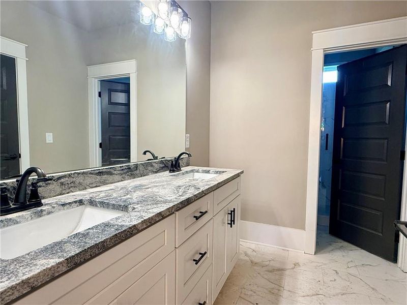 Furnished interior view inside a new home in , Flowery Branch (Image 10).