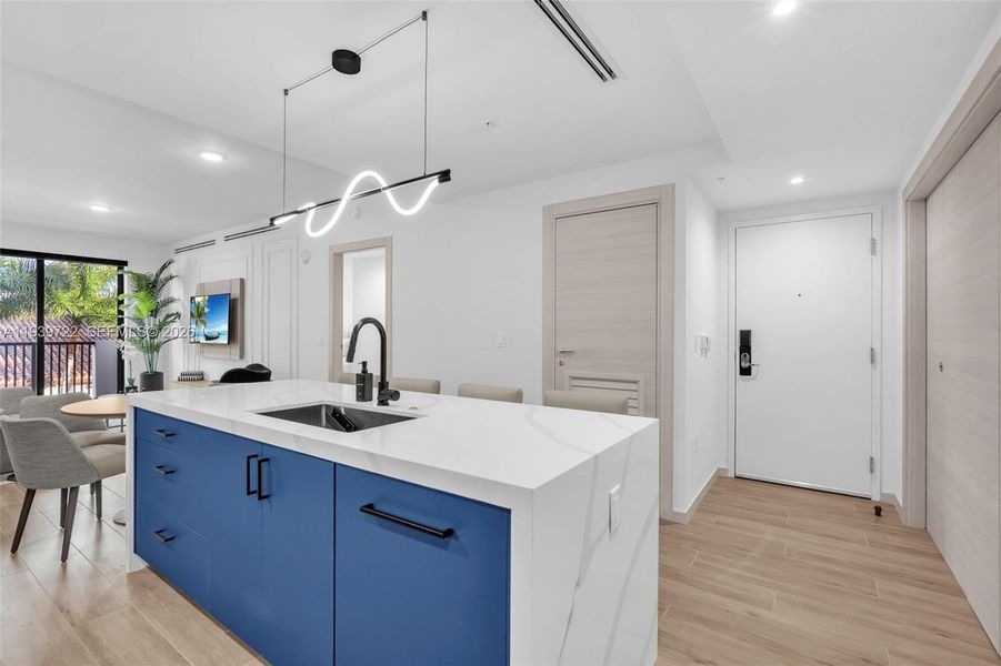 Furnished interior view inside a new home in , Coral Gables (Image 9).