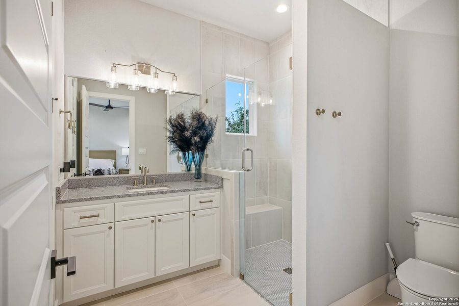 Furnished interior view inside a new home in , San Antonio (Image 71).