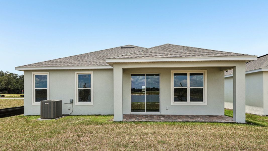 Longleaf Floor Plan Exterior with Back Porch New Homes in St. Cloud at Lakeside at Satilla Longleaf Floor Plan Exterior with Back Porch New Homes in St. Cloud at Lakeside at Satilla