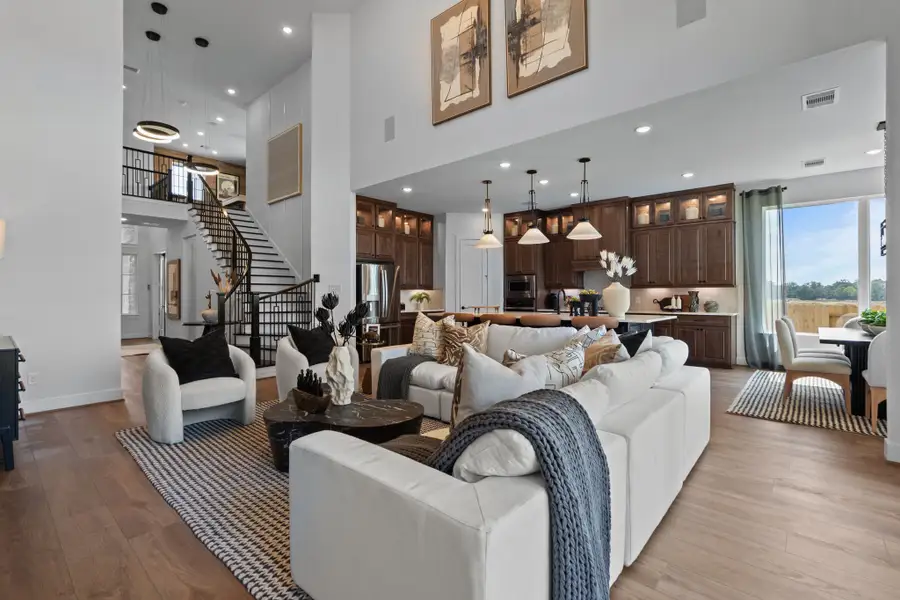 Furnished interior view inside a new home in Evergreen, Conroe (Image 5). Furnished interior view inside a new home in Evergreen, Conroe (Image 5).