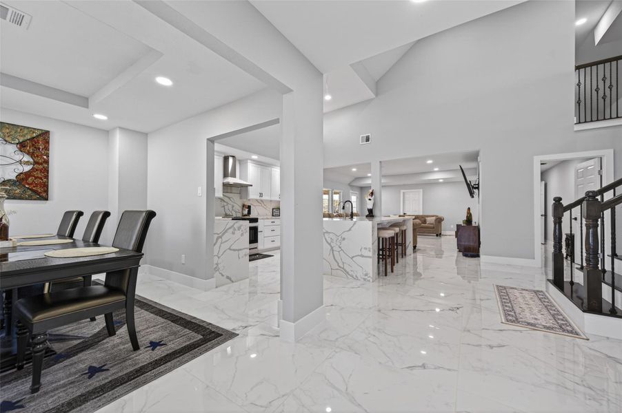 Furnished interior view inside a new home in , Conroe (Image 5). Furnished interior view inside a new home in , Conroe (Image 5).