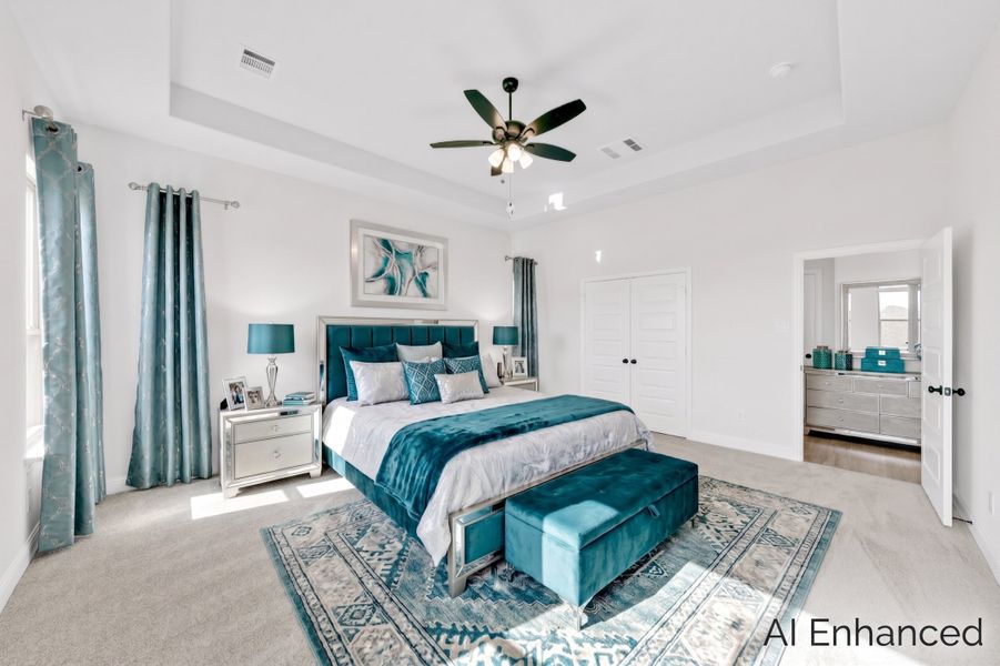 Furnished interior view inside a new home in Berkshire Estates, Mesquite (Image 7).