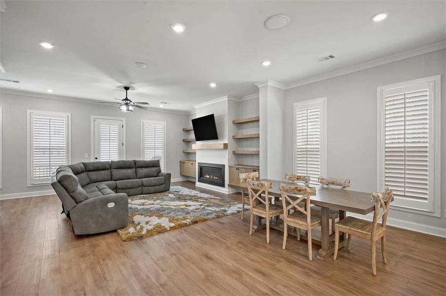 Furnished interior view inside a new home in , Cumming (Image 38).