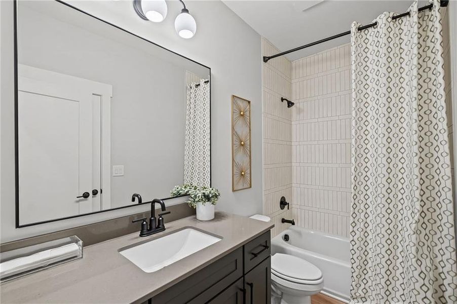 Furnished interior view inside a new home in , Kennesaw (Image 9).