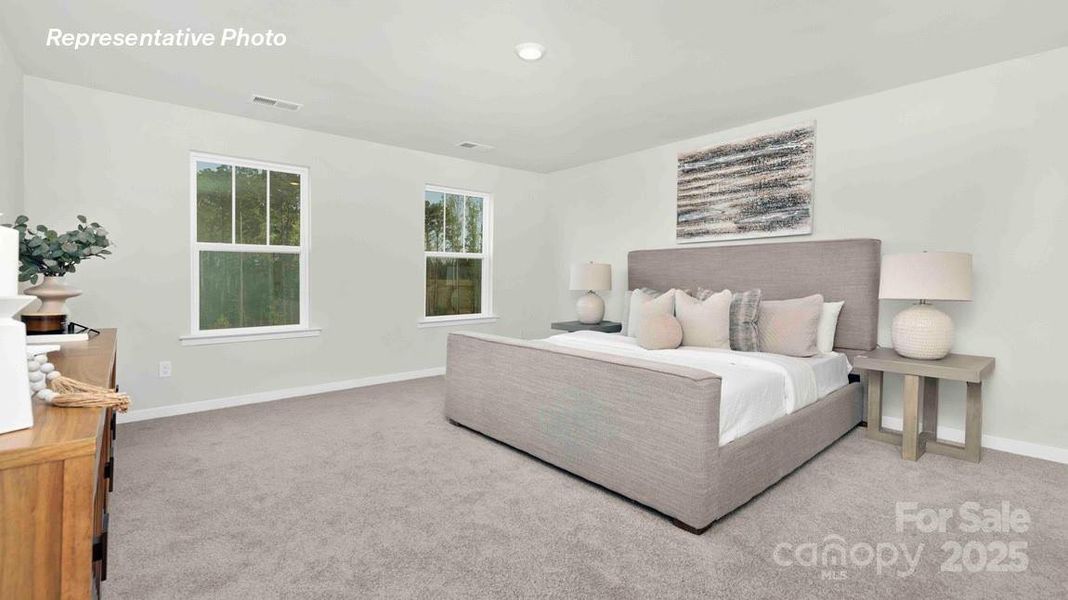 Furnished interior view inside a new home in Villages of Maiden, Maiden (Image 7).