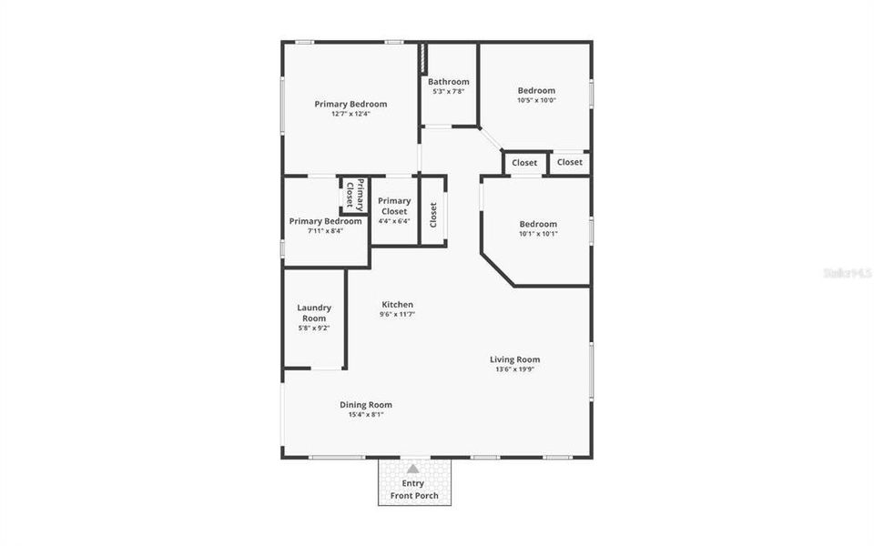 2D floor plan layout of this home in , Live Oak, FL (Image 5).