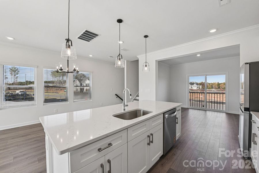 Photo is not of the actual home, but is an inspirational photo of builder’s model home and may depict options, furnishings, and/or decorator features that are not included