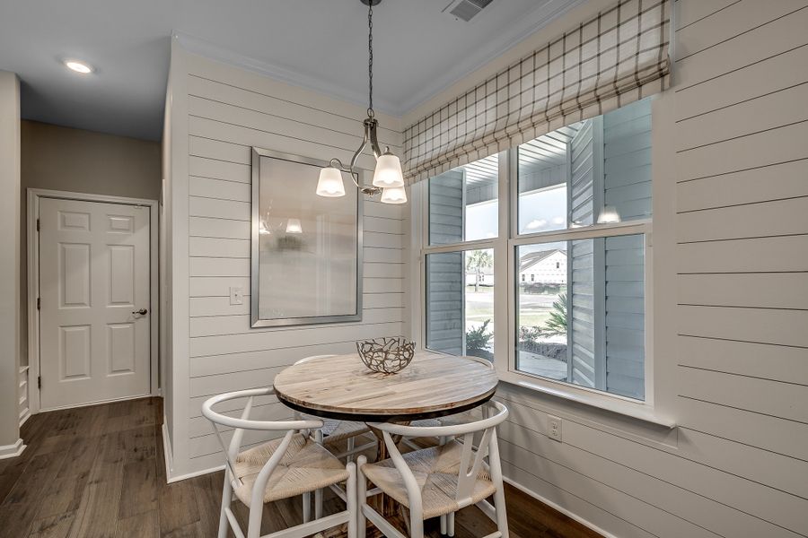 Representative furnished interior of a home built from the Jasmine by Beazer Homes in Marshfield Gardens, Longs (Image 4).