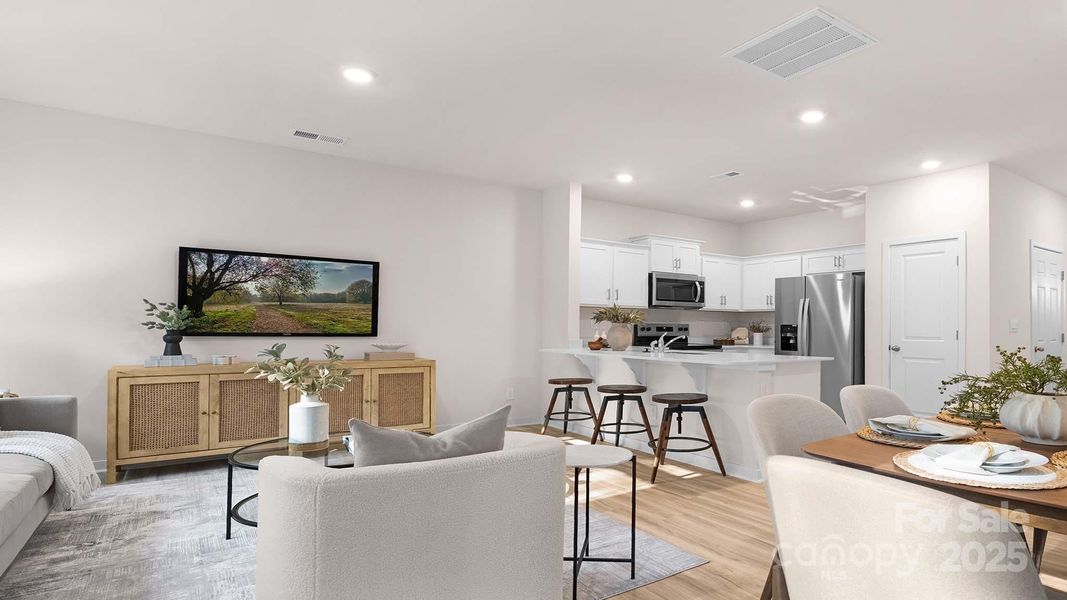 Furnished interior view inside a new home in Clark Creek Landing, Lincolnton (Image 18).