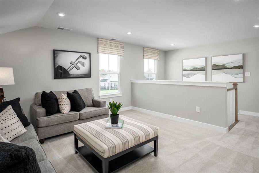 Representative furnished interior of a home built from the Bramante 2 Story by Ryan Homes in Berkeley, Spartanburg (Image 18).