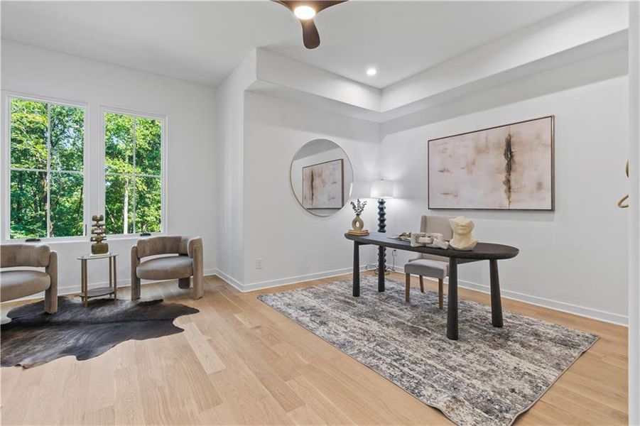 Furnished interior view inside a new home in , Alpharetta (Image 8).