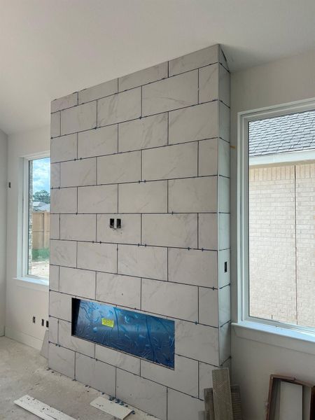 In-progress construction of a new home in Wood Leaf Reserve, Tomball, TX (Image 18).
