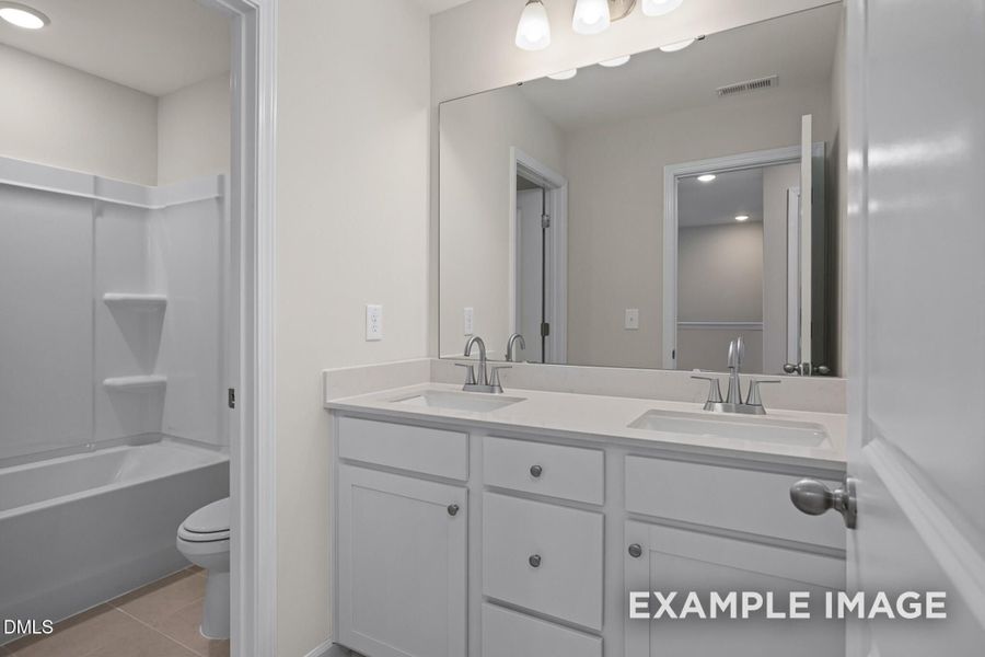Furnished interior view inside a new home in Forestville Yard Townhomes, Knightdale (Image 11).