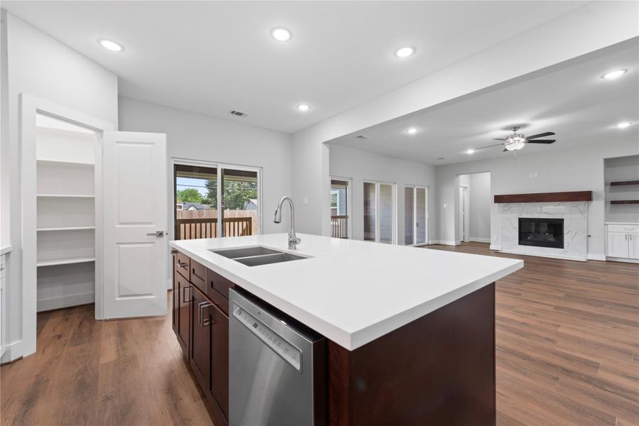 Furnished interior view inside a new home in , Pasadena (Image 5). Furnished interior view inside a new home in , Pasadena (Image 5).
