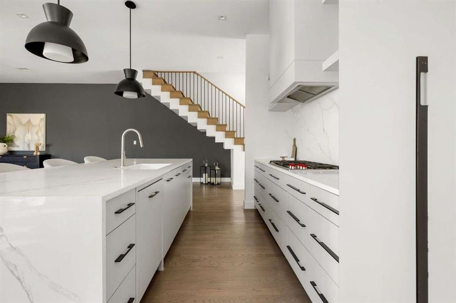 Furnished interior view inside a new home in , Dallas (Image 10).