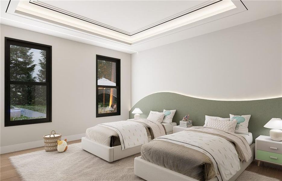 Furnished interior view inside a new home in , Fairburn (Image 7).