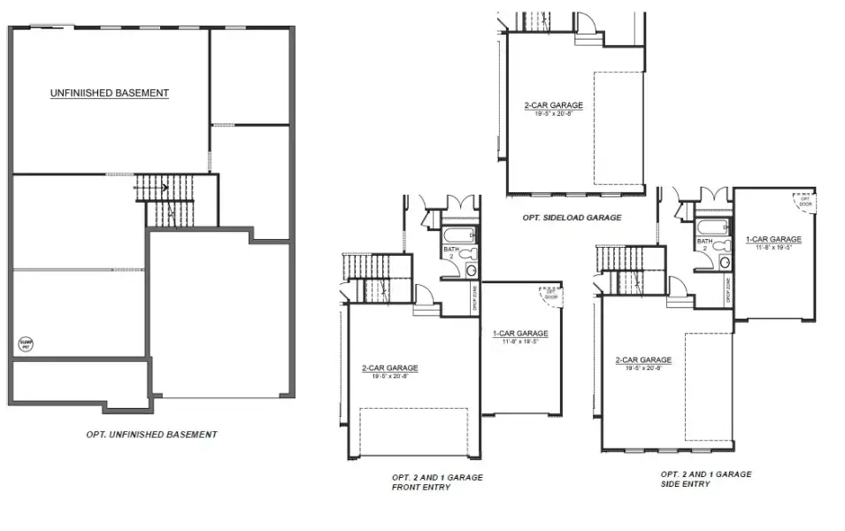 2D floor plan layout for the Hampshire by D.R. Horton in Shadow Stone, Simpsonville, SC (Image 6). 2D floor plan layout for the Hampshire by D.R. Horton in Shadow Stone, Simpsonville, SC (Image 6).