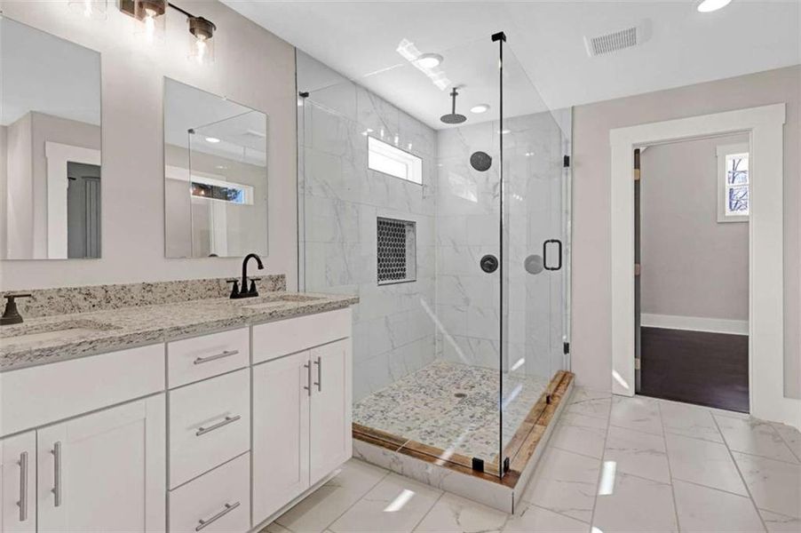 Furnished interior view inside a new home in , Conyers (Image 12).