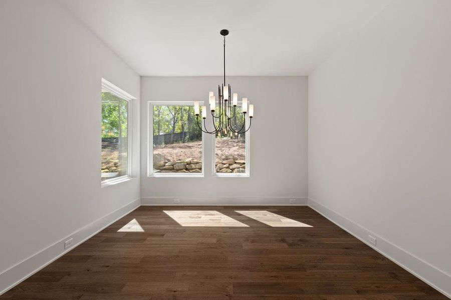 Spacious, unfurnished interior of a new home in Aster, Roswell (Image 63).