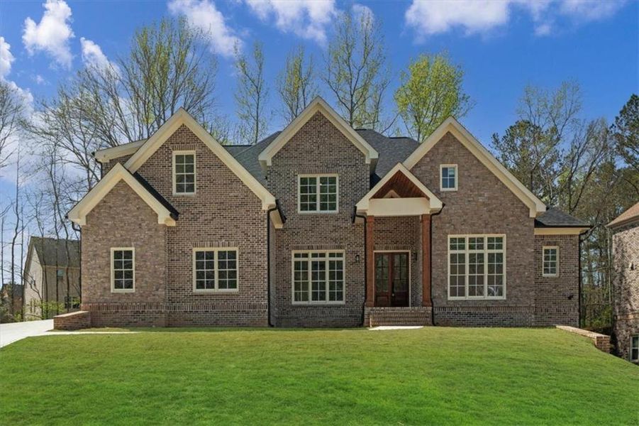 Front exterior of a new home in , Douglasville, GA, highlighting curb appeal (Image 25).