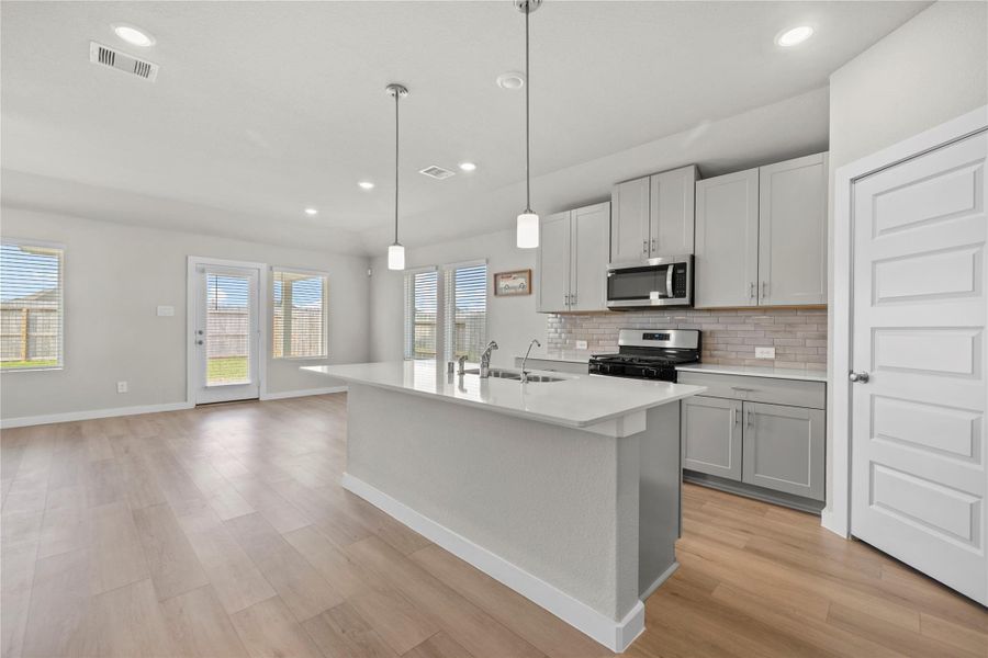 Furnished interior view inside a new home in Wall Street Village, Richmond (Image 8).