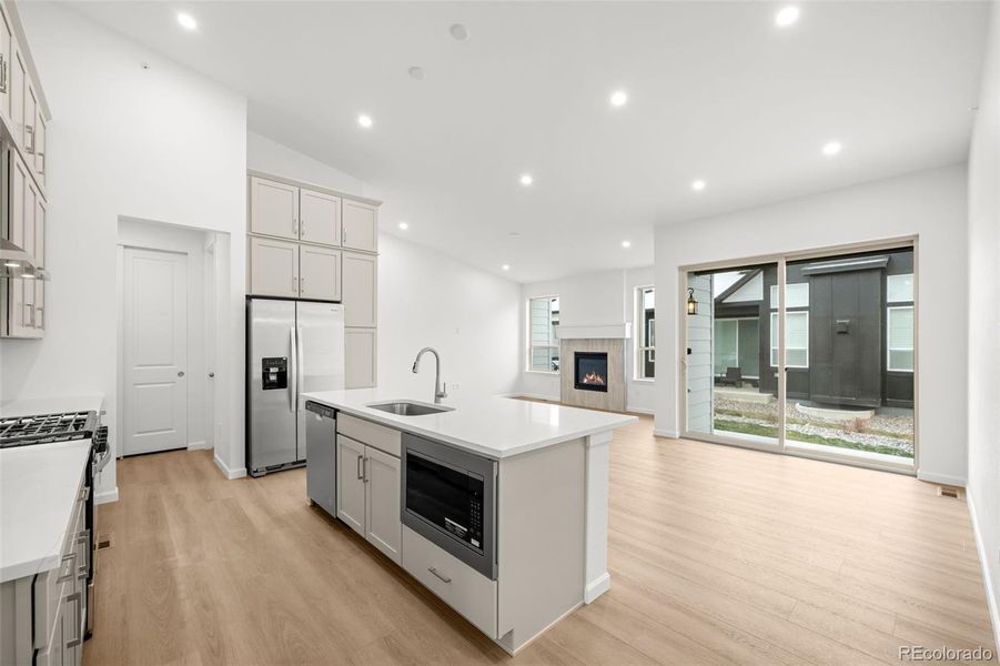 Furnished interior view inside a new home in Deer Creek, Littleton (Image 9).