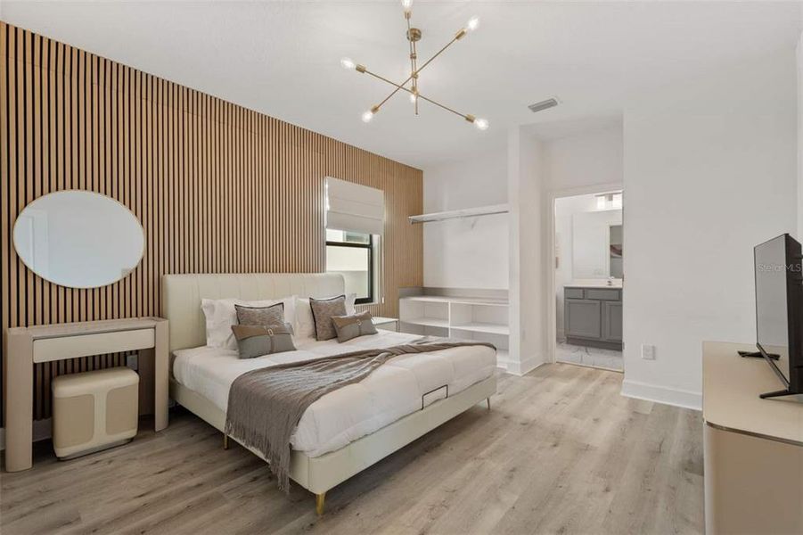 Furnished interior view inside a new home in , Kissimmee (Image 12).