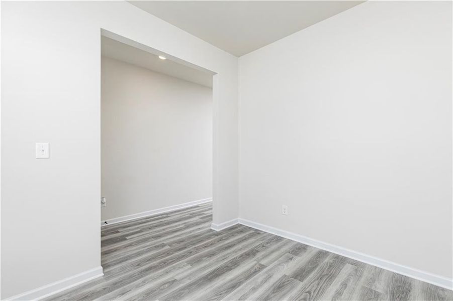 Spacious, unfurnished interior of a new home in Lake Preserve at Jackson Trail, Jefferson (Image 25). Spacious, unfurnished interior of a new home in Lake Preserve at Jackson Trail, Jefferson (Image 25).