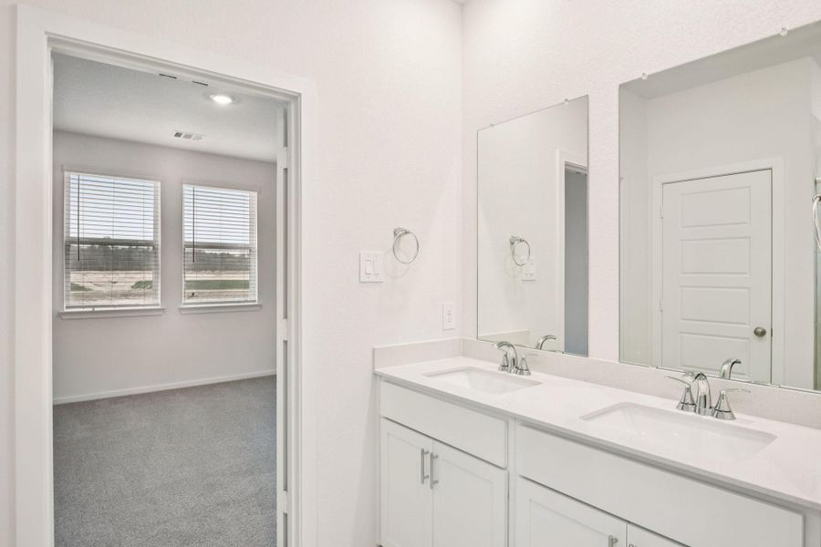 Photo is not of the actual home, but is an inspirational photo of builder’s model home and may depict options, furnishings, and/or decorator features that are not included