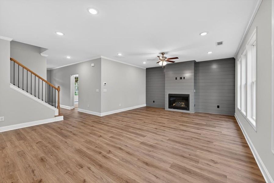 Spacious, unfurnished interior of a new home in , Sugar Hill (Image 21).