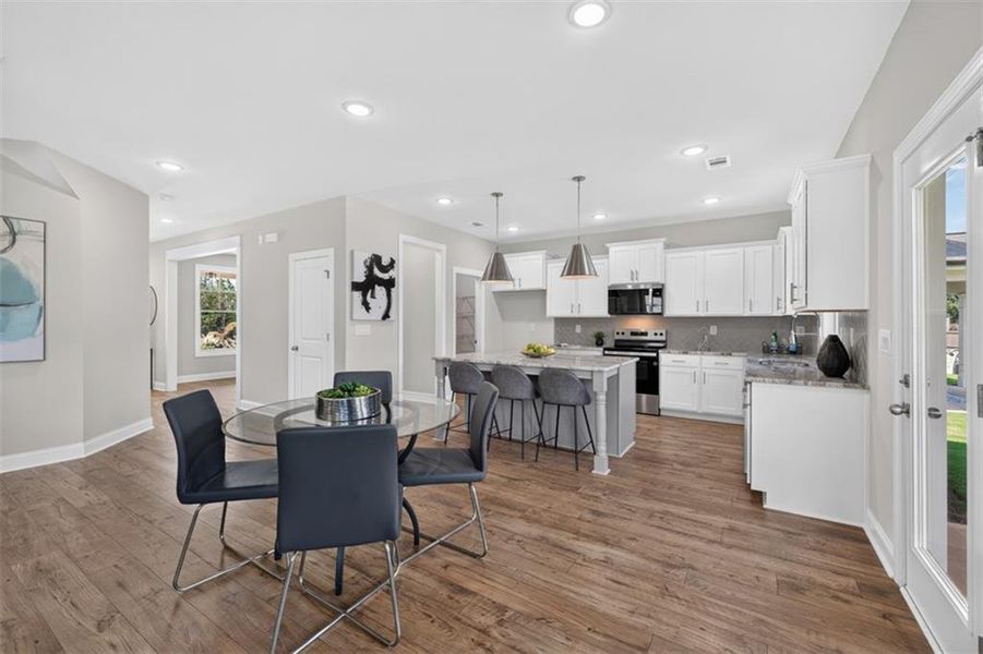 Furnished interior view inside a new home in , Buford (Image 20).