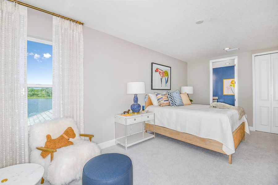 Furnished interior view inside a new home in Grand Park, Sarasota (Image 29).