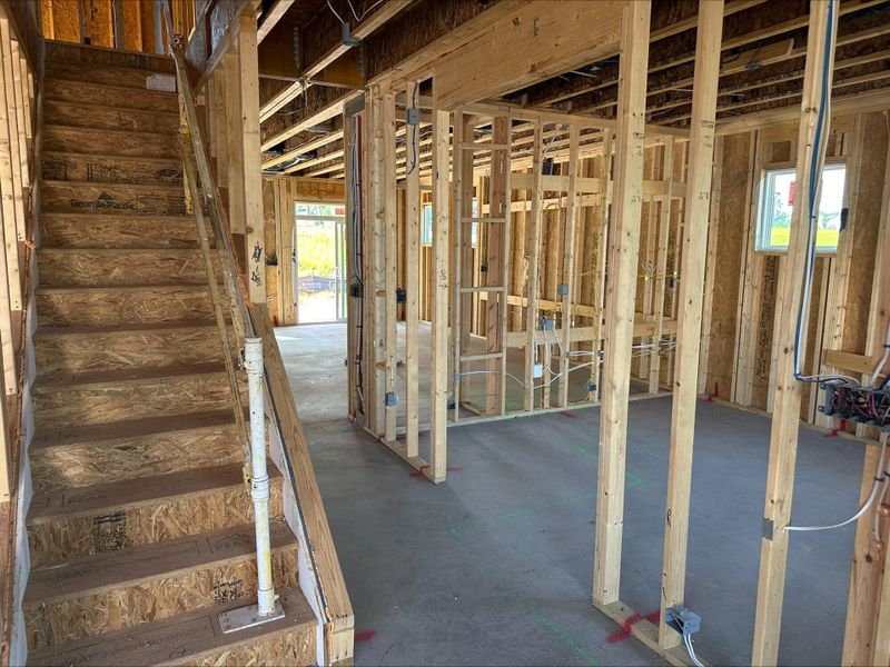 In-progress construction of a new home in The Enclave at Laurelbrook, Sherrills Ford, NC (Image 16). In-progress construction of a new home in The Enclave at Laurelbrook, Sherrills Ford, NC (Image 16).