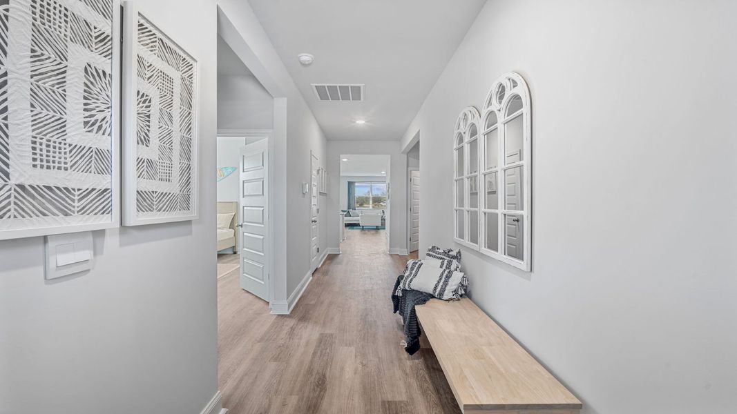 Furnished interior view inside a new home in The Groves at Bees Creek, Ridgeland (Image 3).