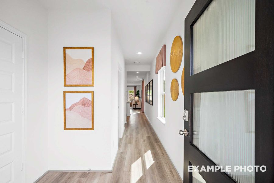 Representative furnished interior of a home built from the The Sabine F by Davidson Homes LLC in Spring Branch Crossing, Conroe (Image 6).