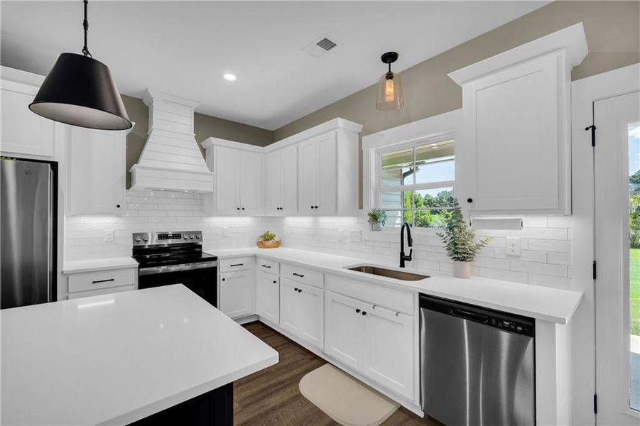 Furnished interior view inside a new home in , Social Circle (Image 39).