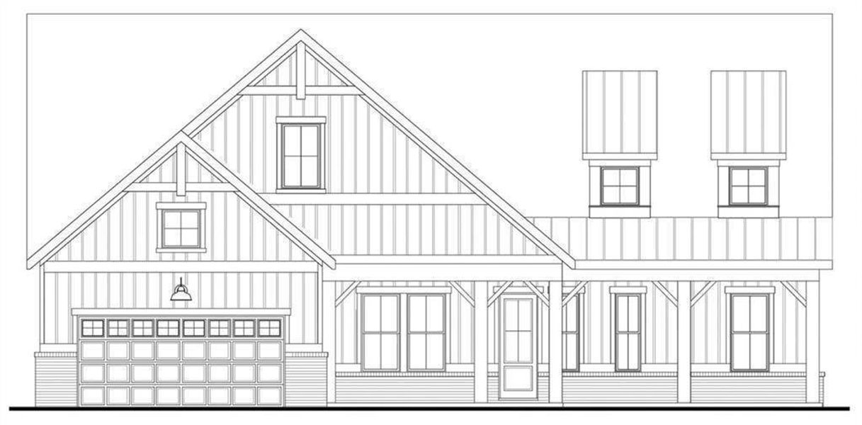 Exterior rendering of this home design in , Gainesville, GA (Image 1). Exterior rendering of this home design in , Gainesville, GA (Image 1).