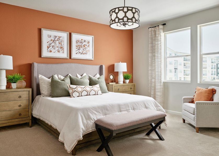 Furnished interior view inside a new home in Sugar Mill Village, Longmont (Image 20).