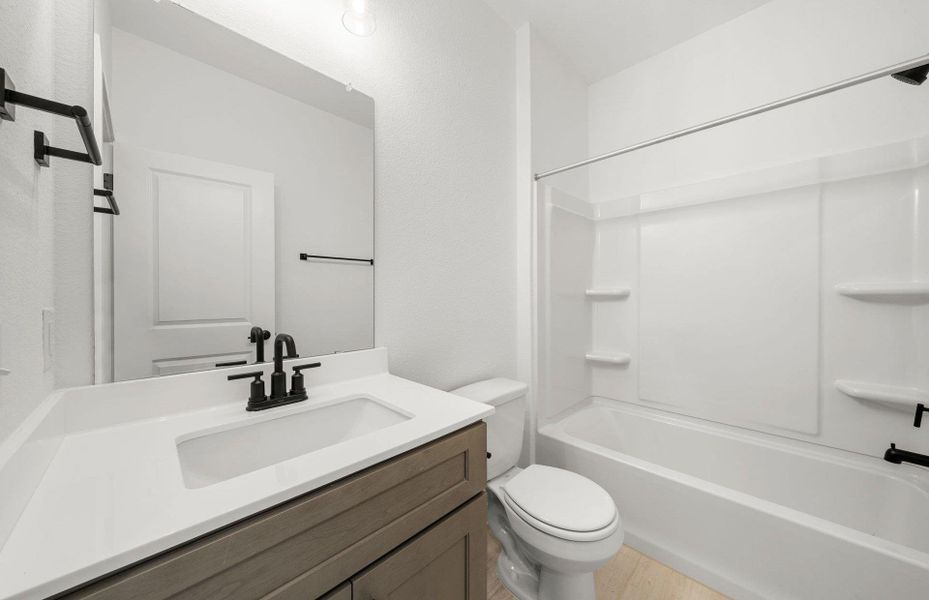 Furnished interior view inside a new home in Crosswinds, Kyle (Image 5). Furnished interior view inside a new home in Crosswinds, Kyle (Image 5).