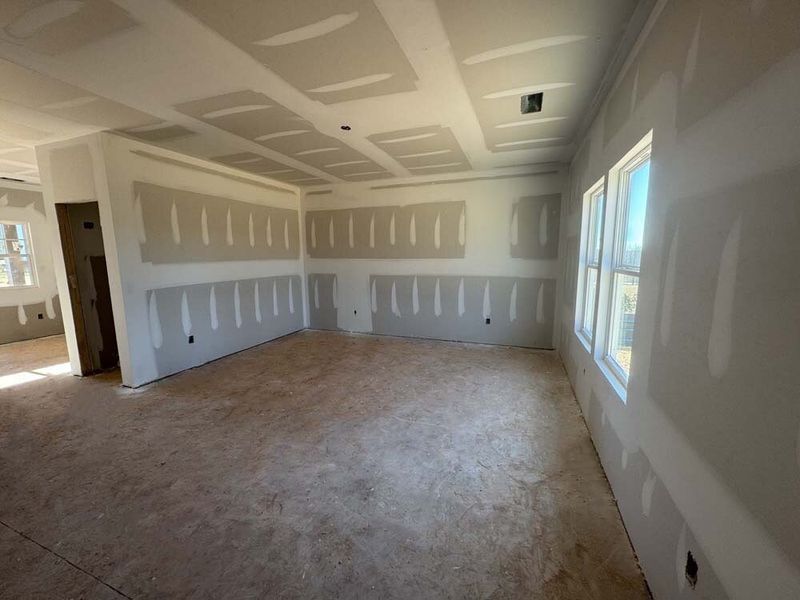 Family Room Construction Progress