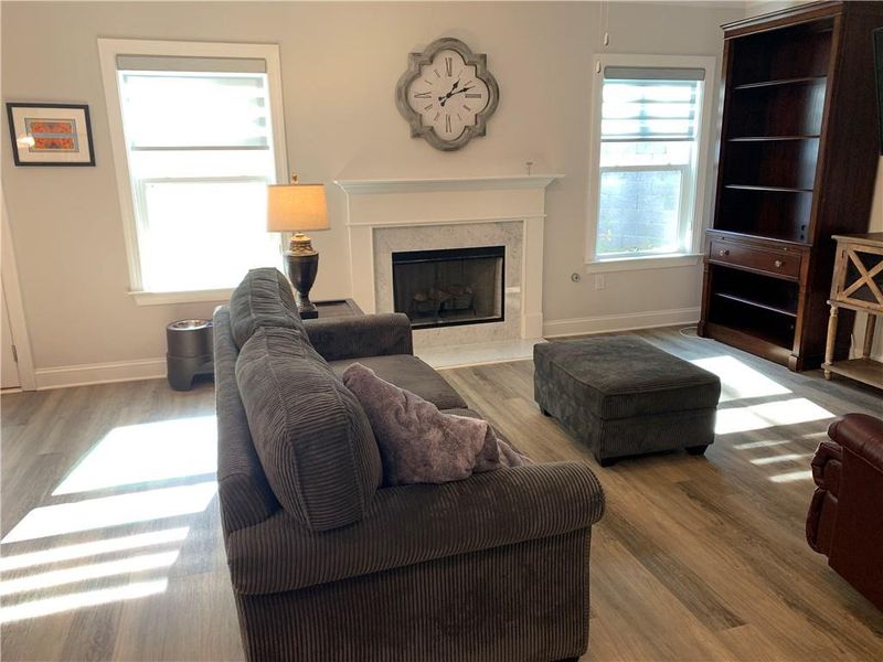 Furnished interior view inside a new home in Holiday Pines, Buford (Image 18).