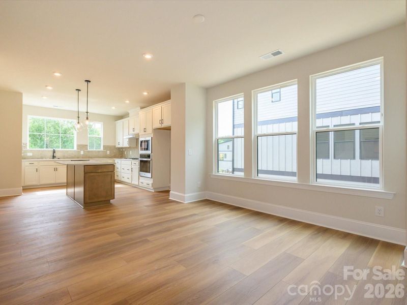 Dining Space Highlighted by Large Energy Efficient Windows.