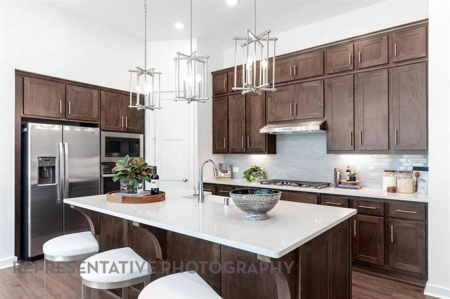 Furnished interior view inside a new home in Mosaic, Prosper (Image 8).